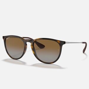 Women's Ray-Ban Erika RB4171 Polarized Tortoise Sunglasses 710/T5